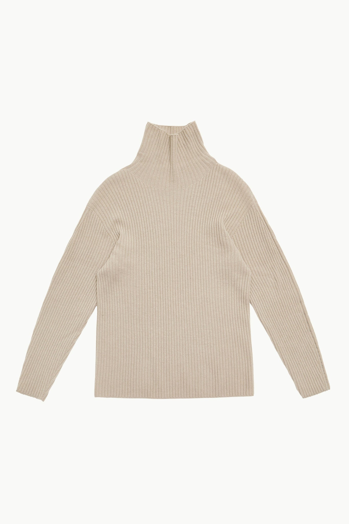 AMOMENTO RIBBED TURTLE PULLOVER
