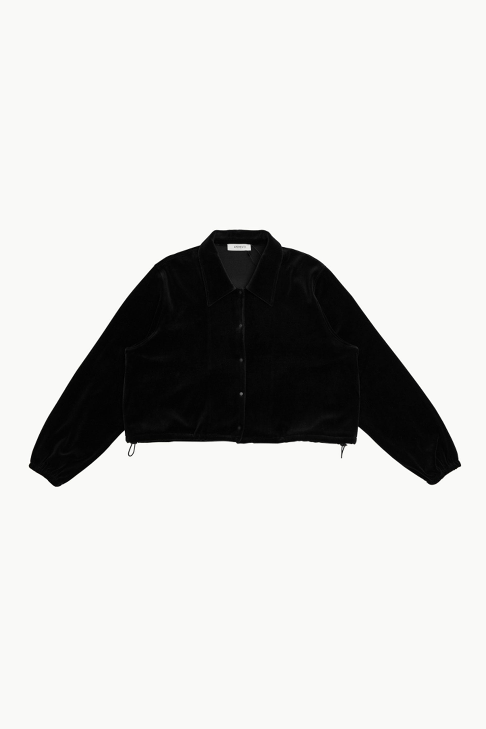 AMOMENTO VELOUR DRAWSTRING BLOUSON