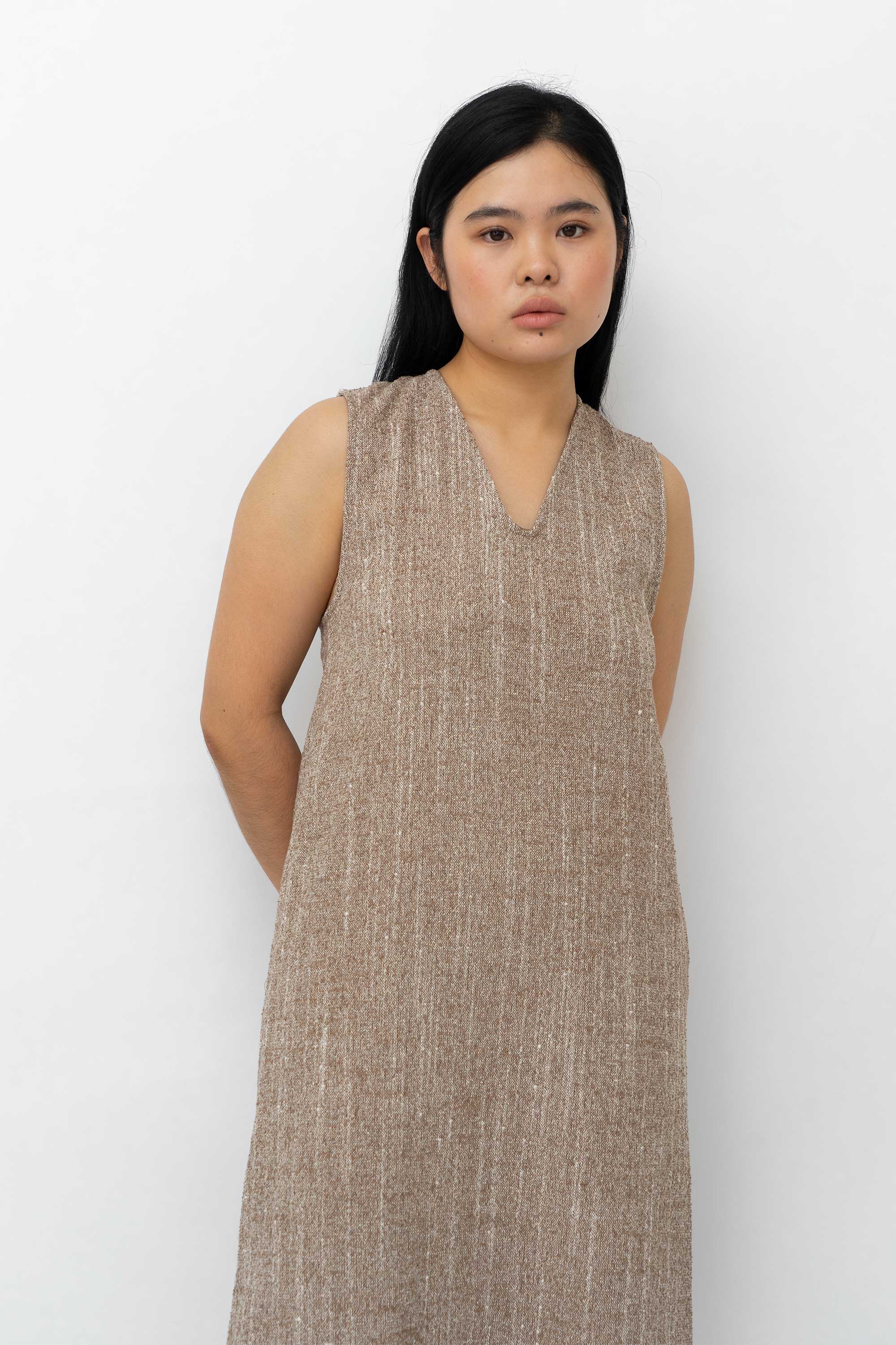 MISSING YOU ALREADY V-NECK FRINGE DRESS