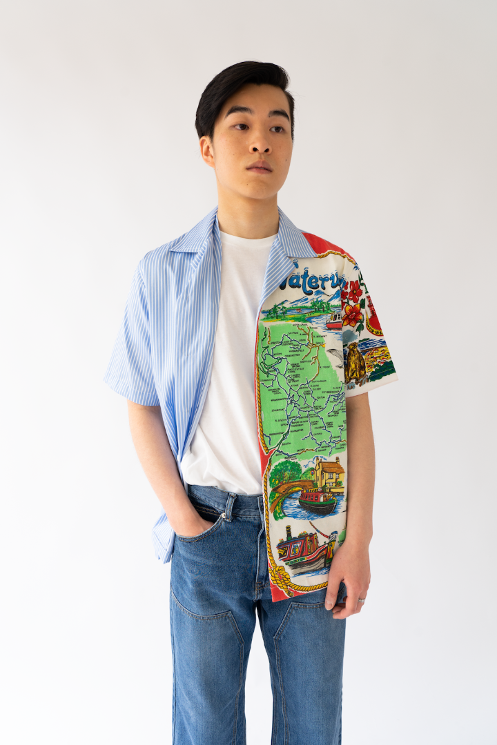 JIRAWAT HAWAII SHIRT (BLUE)