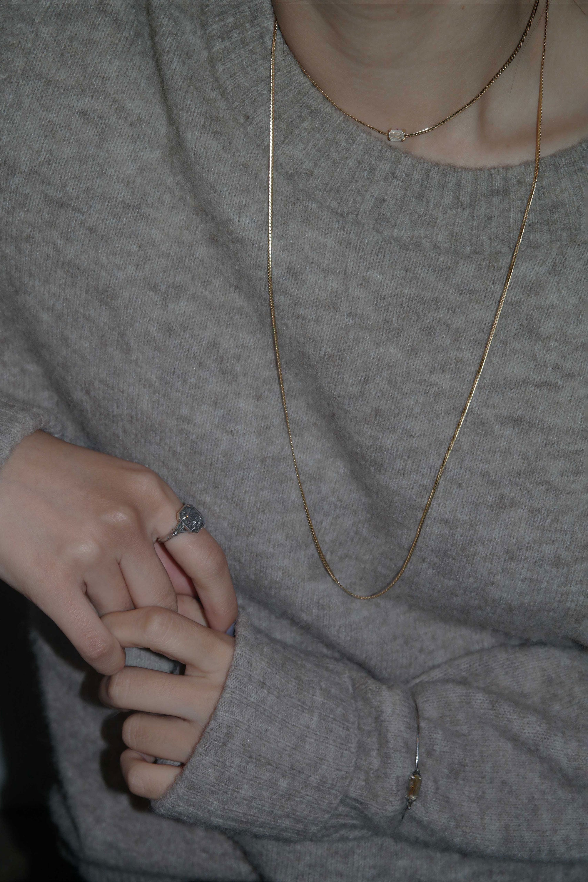 SOUHAIT SHAPE OF WATER TIMELESS NECKLACE
