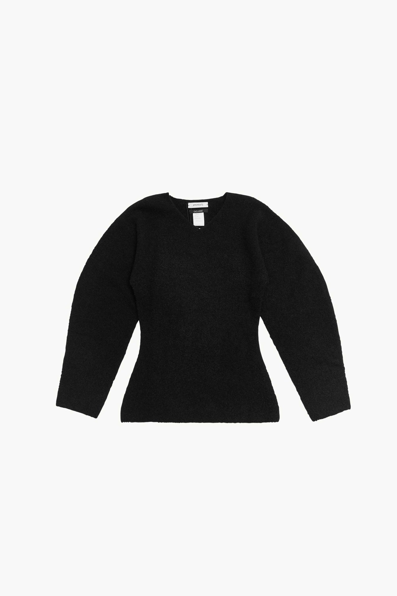 AMOMENTO HOURGLASS WHOLE GARMENT KNIT TOP [EXCLUSIVE]