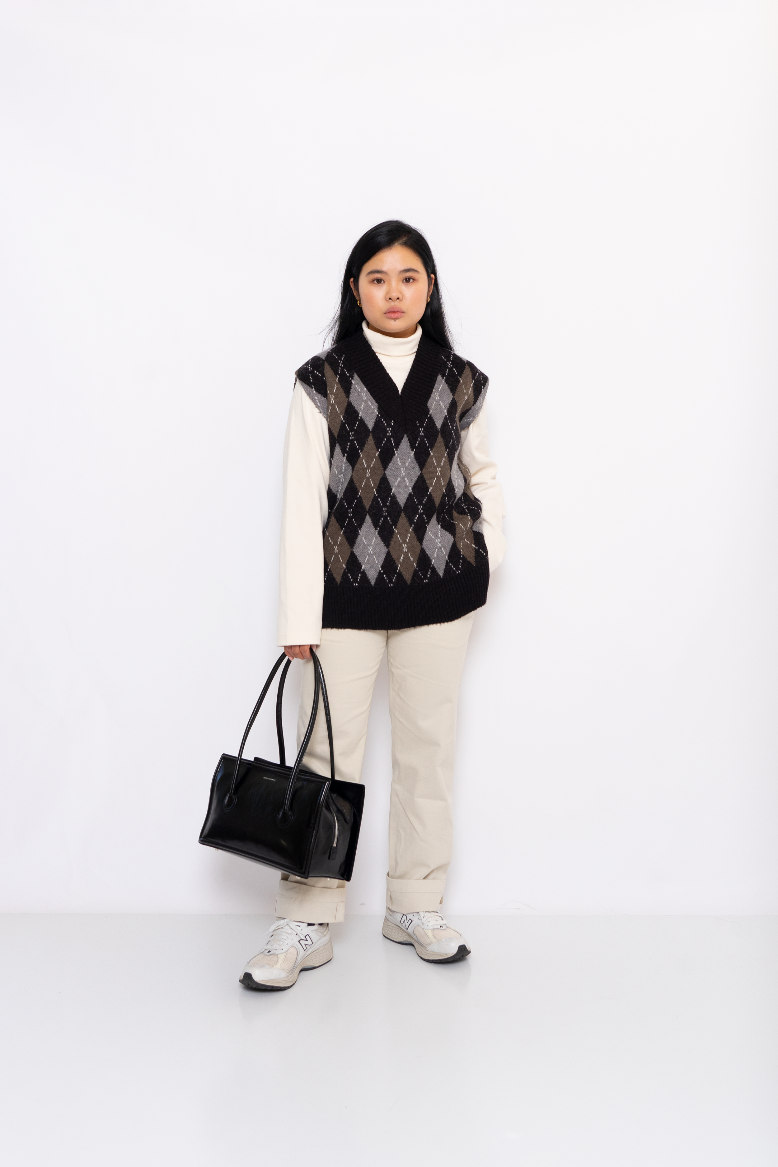 NOTHING WRITTEN HEAVY-COTTON STRAIGHT FIT PANTS BONE