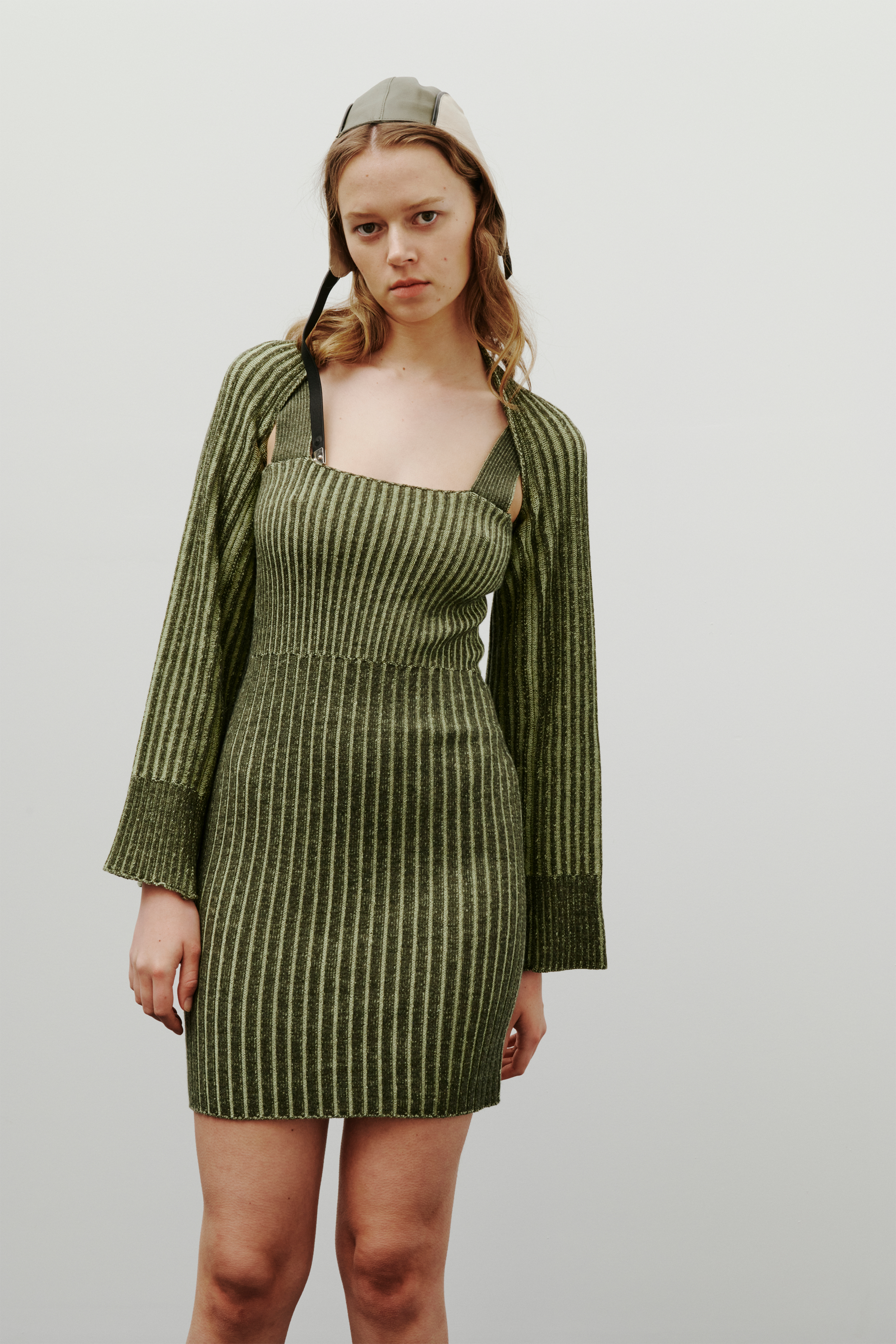 PERMANENT VACATION KINETIC KNITTED SHRUG - MEADOW