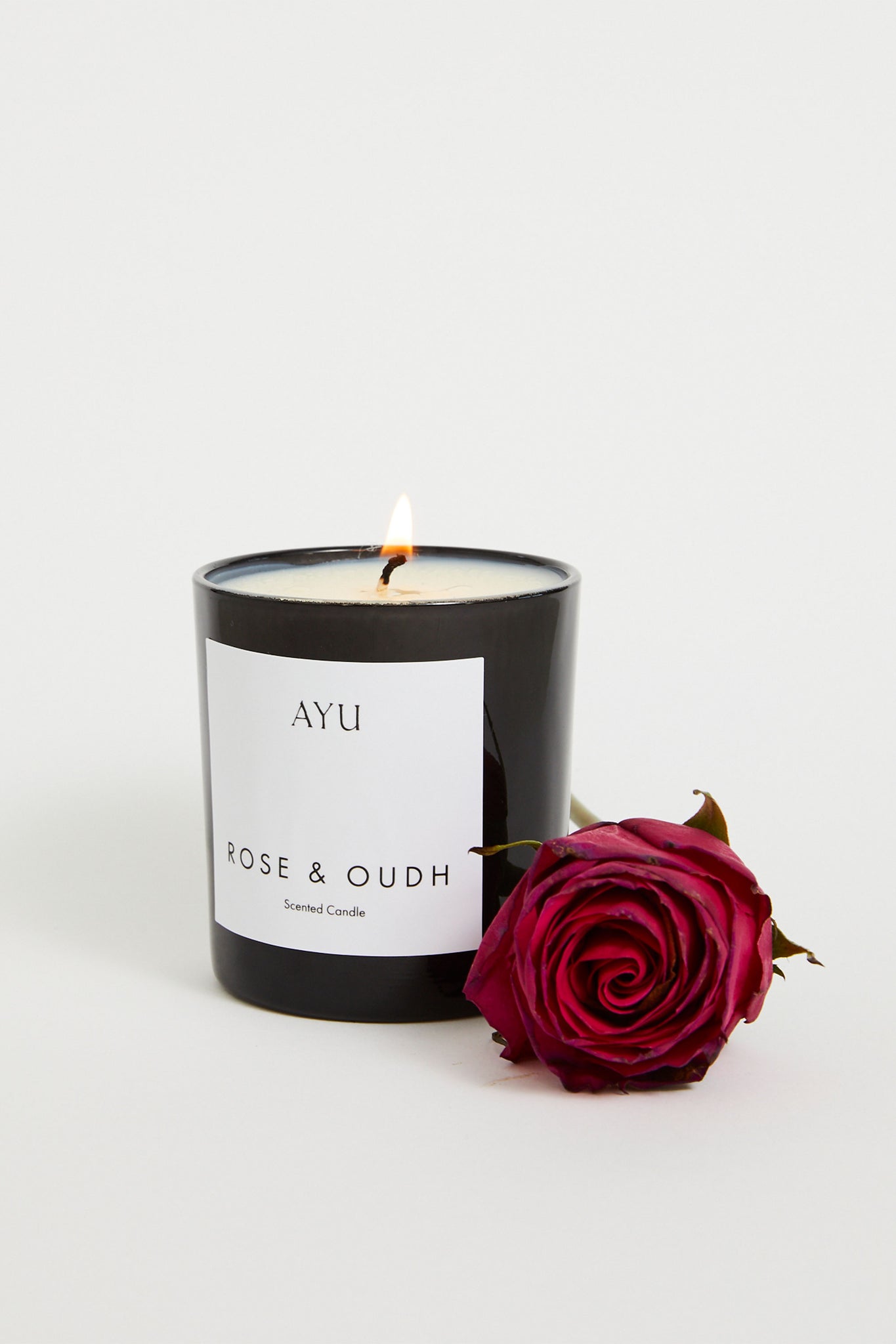AYU CANDLE - ROSE & OUDH