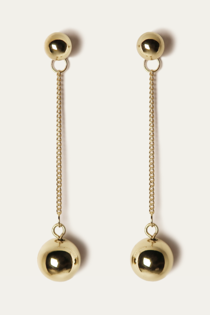 COMMON MUSE NELLE BALL EARRINGS