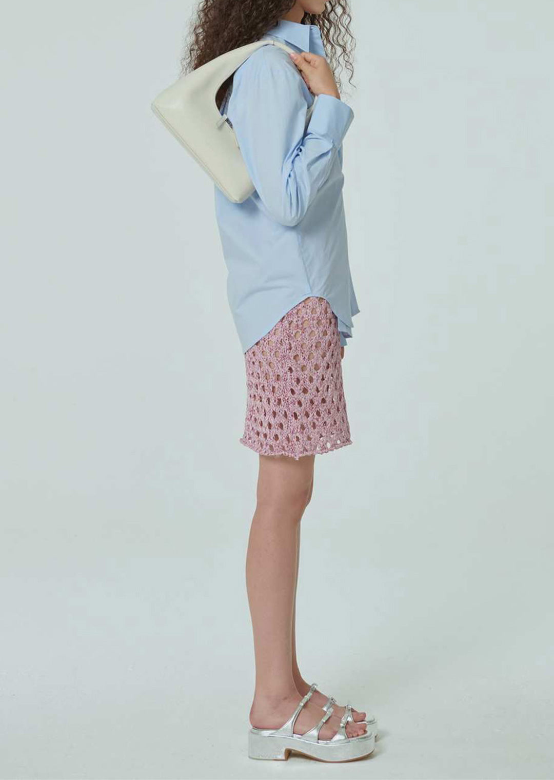 MARGE SHERWOOD HOBO SHOULDER VANILLA CRINKLE