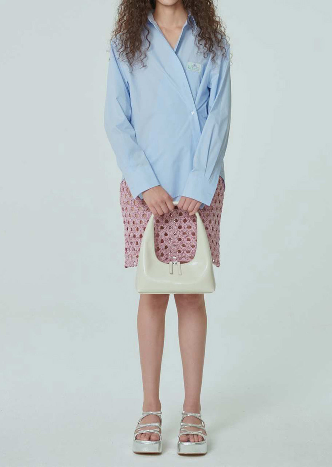 MARGE SHERWOOD HOBO SHOULDER VANILLA CRINKLE