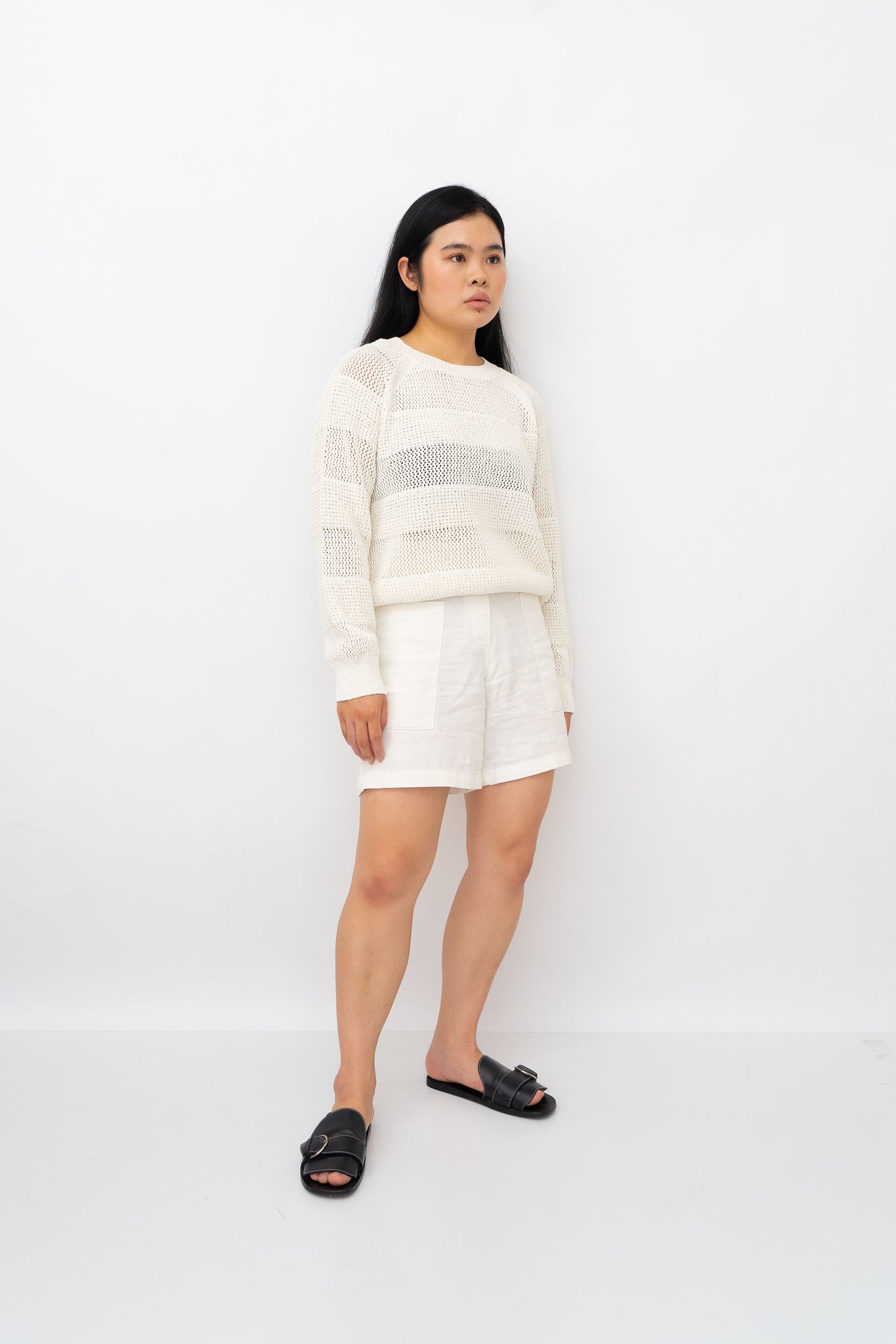 MISSING YOU ALREADY COTTON RELAXED-FIT KNIT TOP