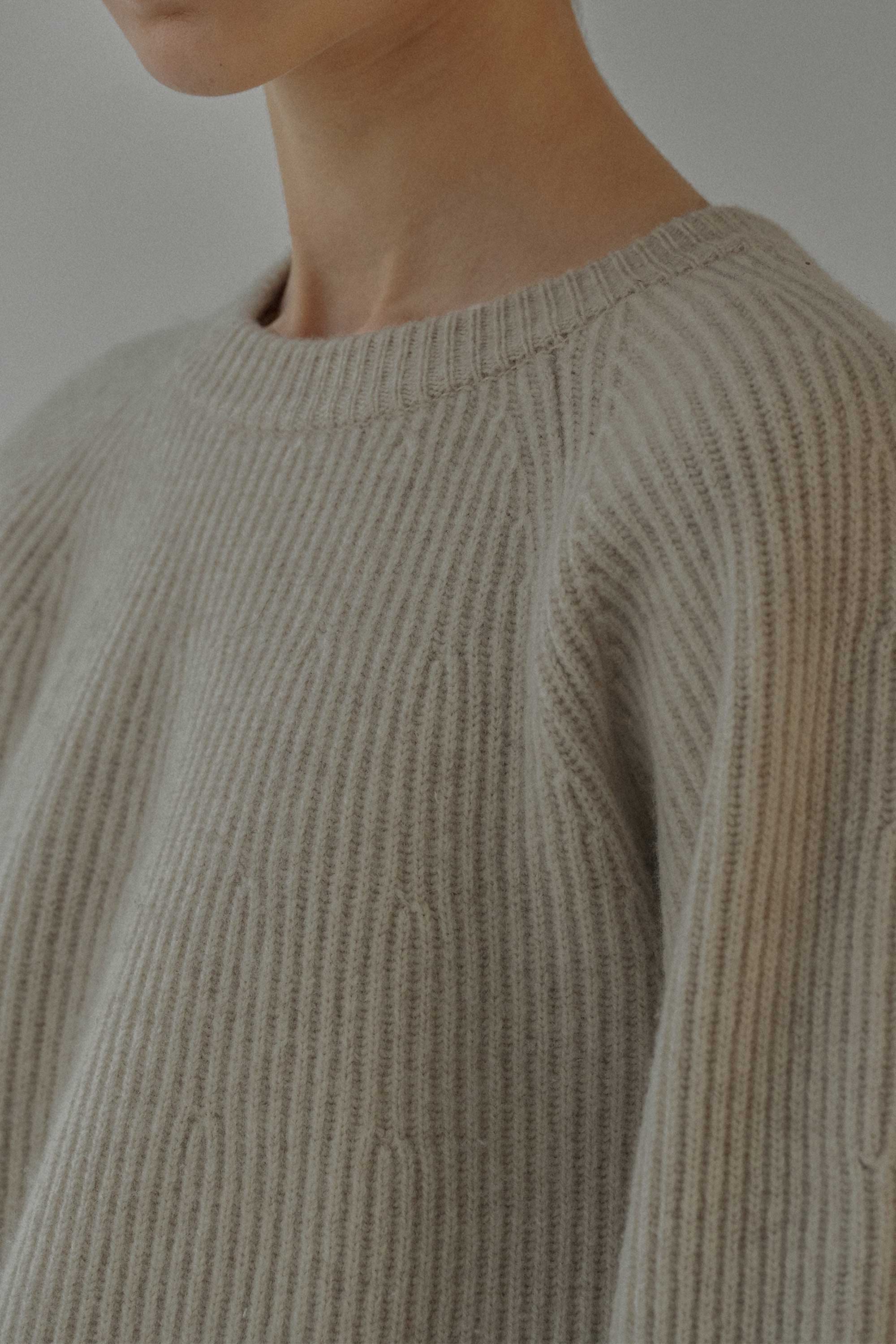 NOTHING WRITTEN VOLUME RIBBED KNIT