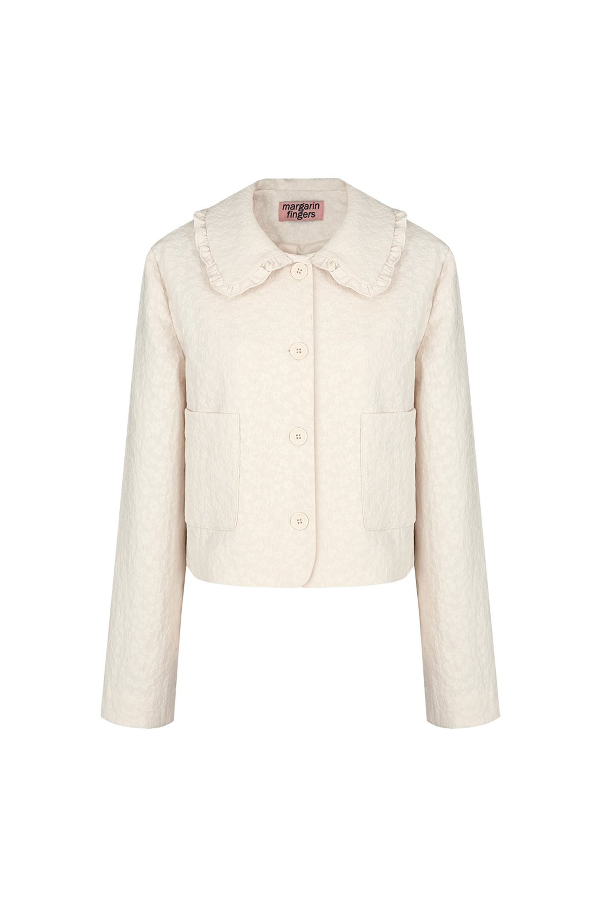 MARGARIN FINGERS JACQUARD FRILL JACKET