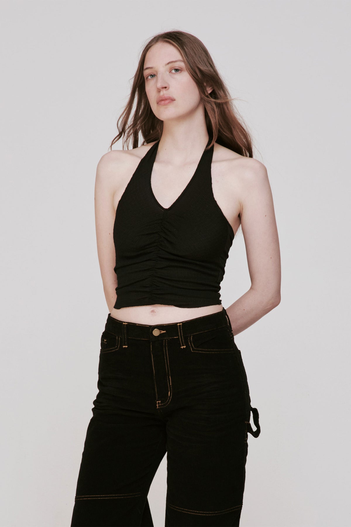 PERMANENT VACATION Metaphor Halterneck - Black | Shirts | OEUVR – OEUVR
