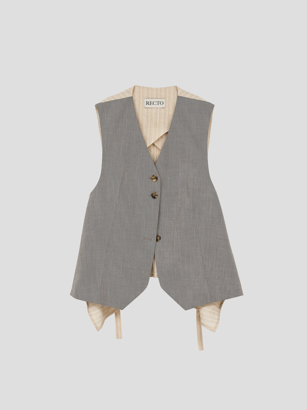 RECTO BOYFRIEND BACK POINT SILHOUETTE VEST