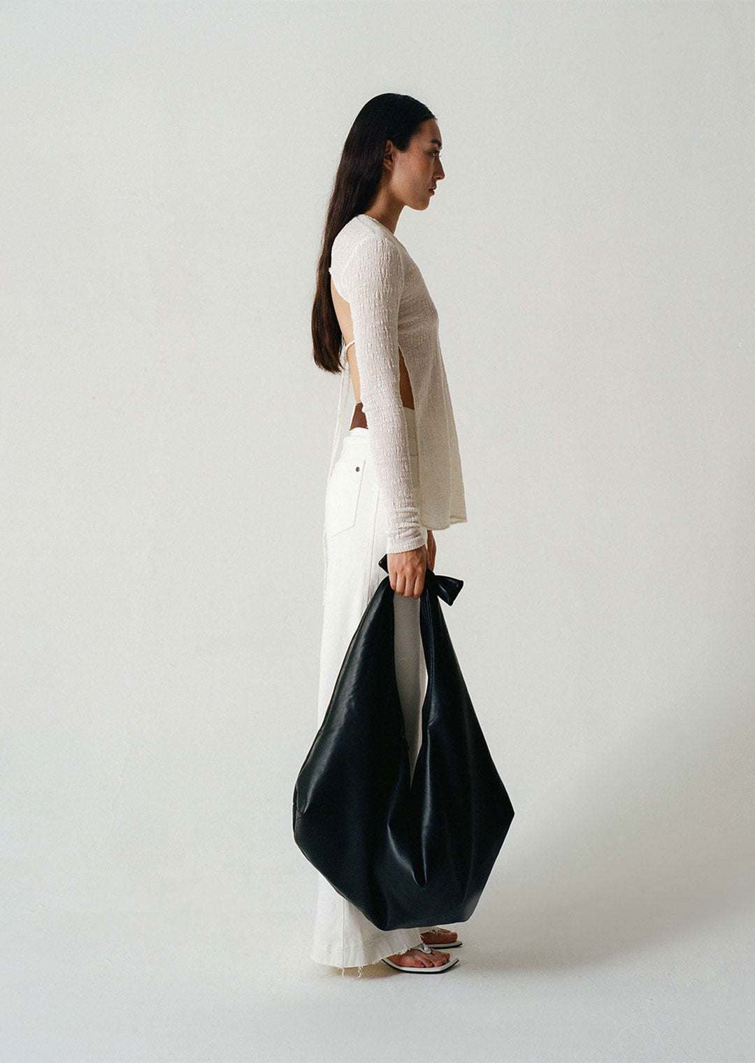 SUBTLE LE NGUYEN OVERSIZED VEGAN PUFFER LEATHER BAG