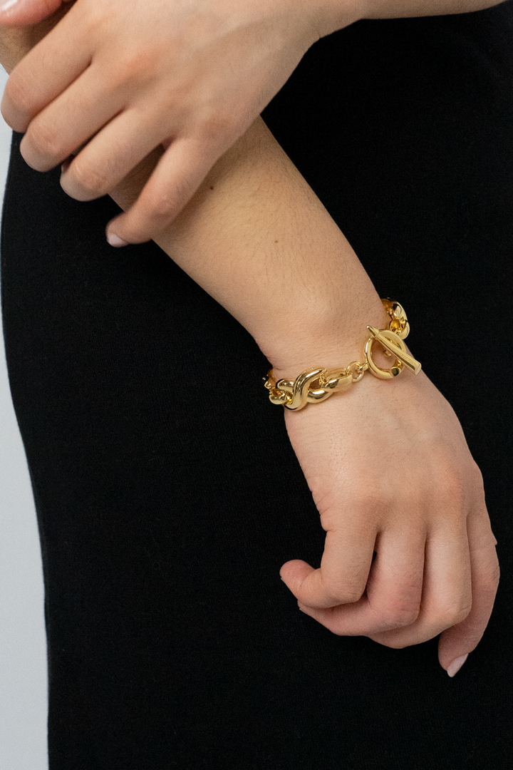 S.SIL TWIST BOLD BRACELET