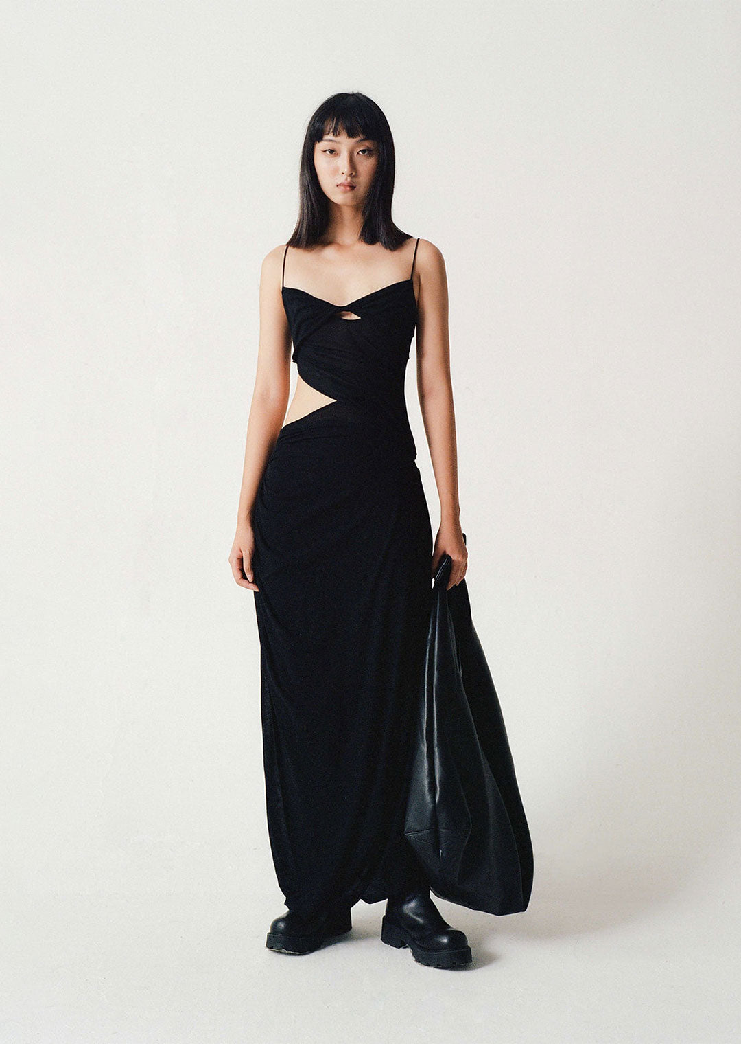 SUBTLE LE NGUYEN TWISTED MAXI DRESS