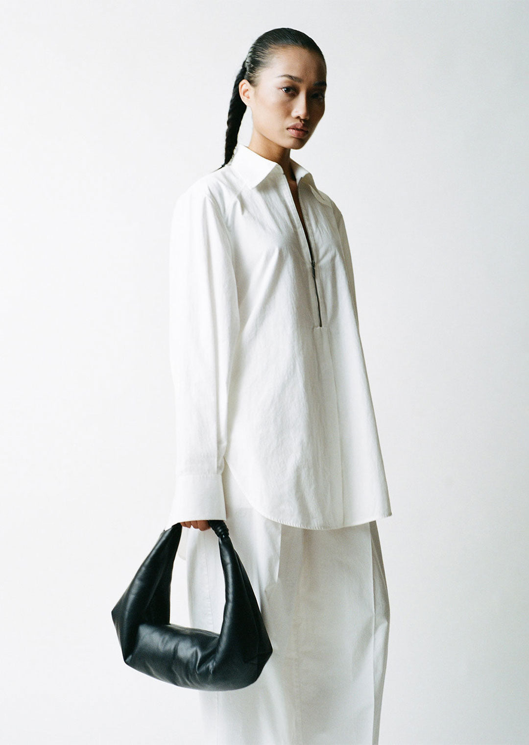 SUBTLE LE NGUYEN VEGAN PUFFER LEATHER BAG